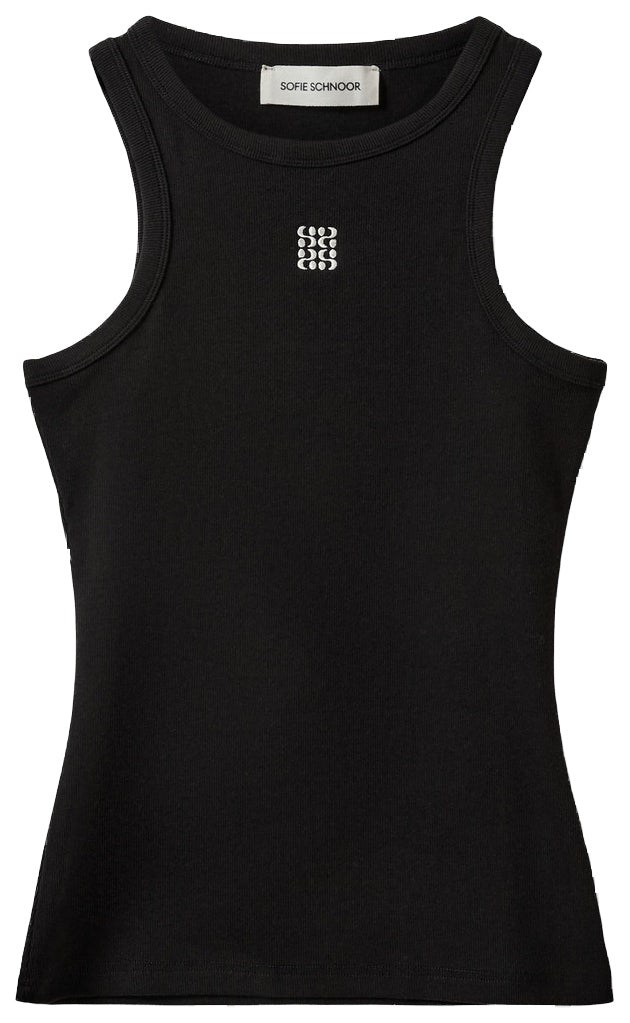 BECASW RIB TANK TOP 1000 Svart - S262362