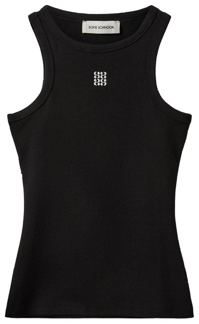 BECASW RIB TANK TOP 1000 Svart - S262362 Thumbnail