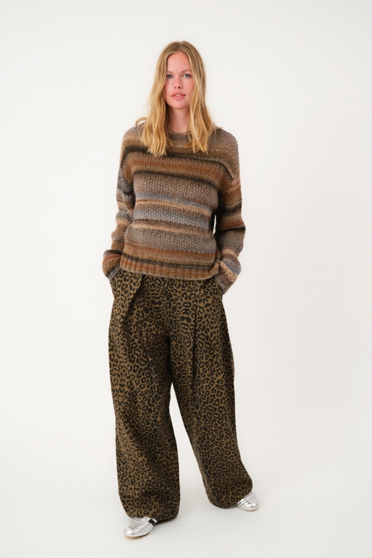 ZolaLL Pants 72 Leopardmönstrad - 25461-2023