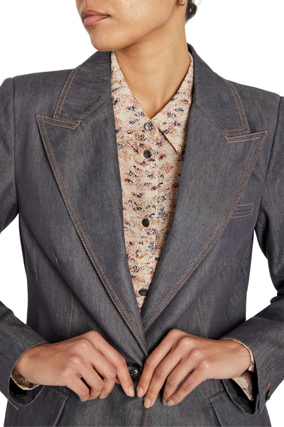 BellisBBTiff Blazer Blå Denim - BBW4445 Thumbnail