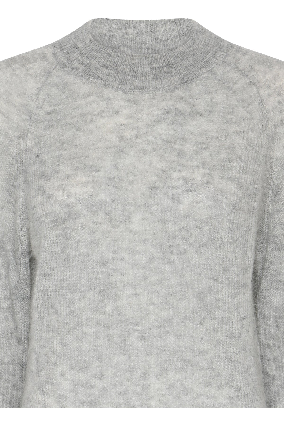 Fluffybbama Knit Ljusgråmelerad - BBW4845