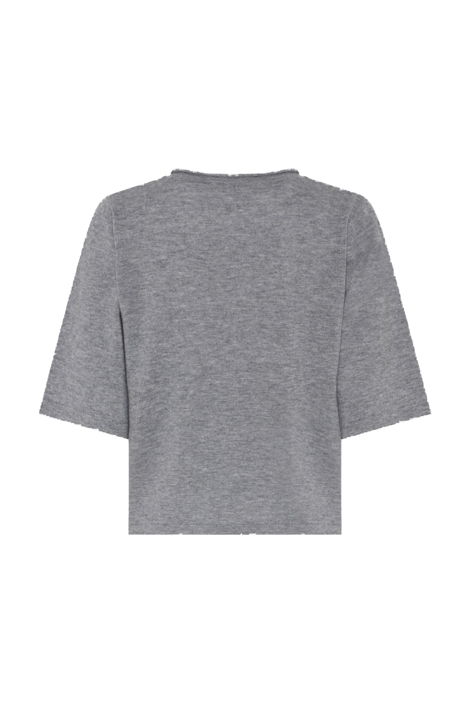ChalinaBBAndra stickad mellan-grå mel - BBW4837