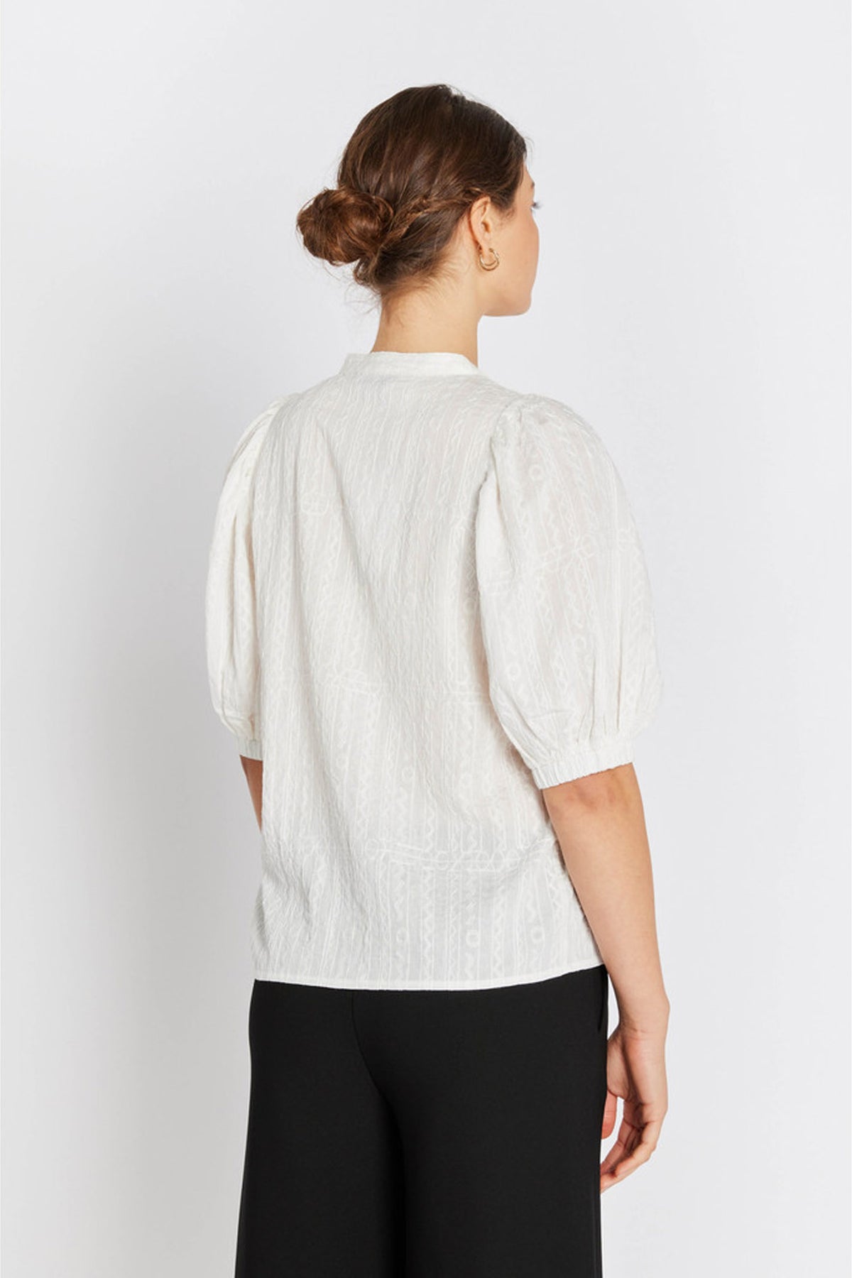 7785RDFArmelle blus 01 Vit - RDF821