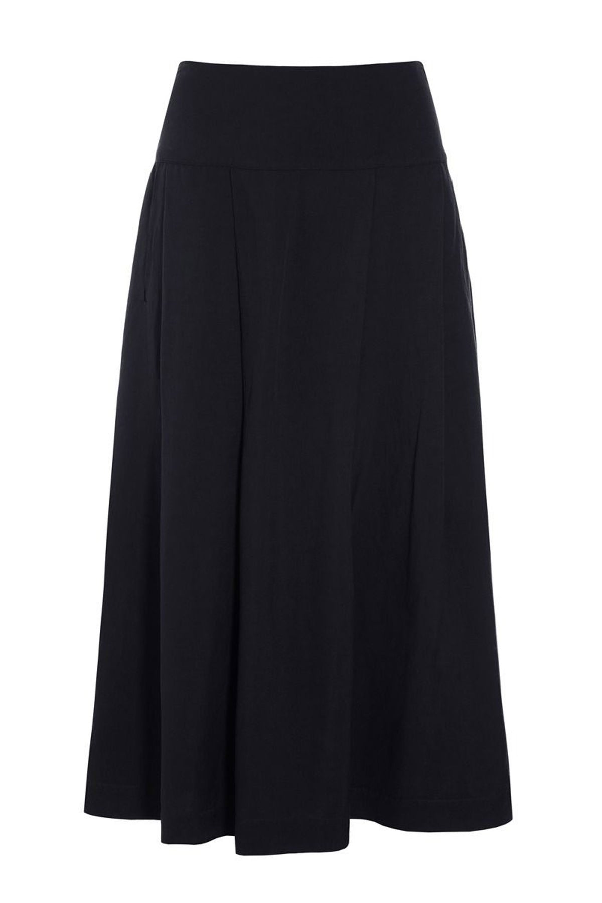 Kumamoto kjol med veck Black - 262-2421-5673