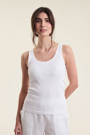 Naibu ribb-linne Vit - 263-4079-5088