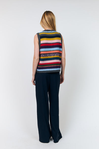 Caitll Knit Vest Sl MULTI - 26434-5022 Thumbnail