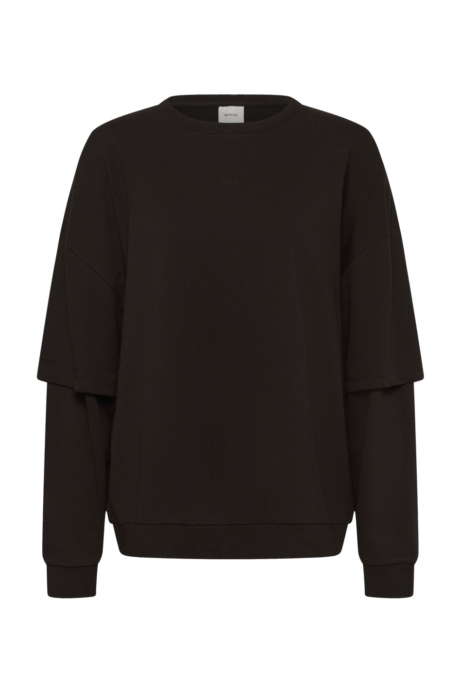 GZgilsa sweatshirt med lager-på-lager-effekt Ganache - 191018 - 10911484