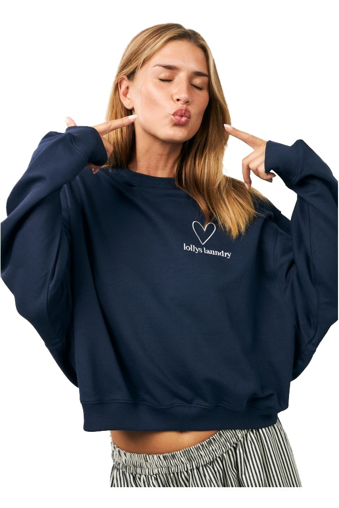SydneyLL Sweatshirt LS 23 23 Mörkblå - 90070-1082