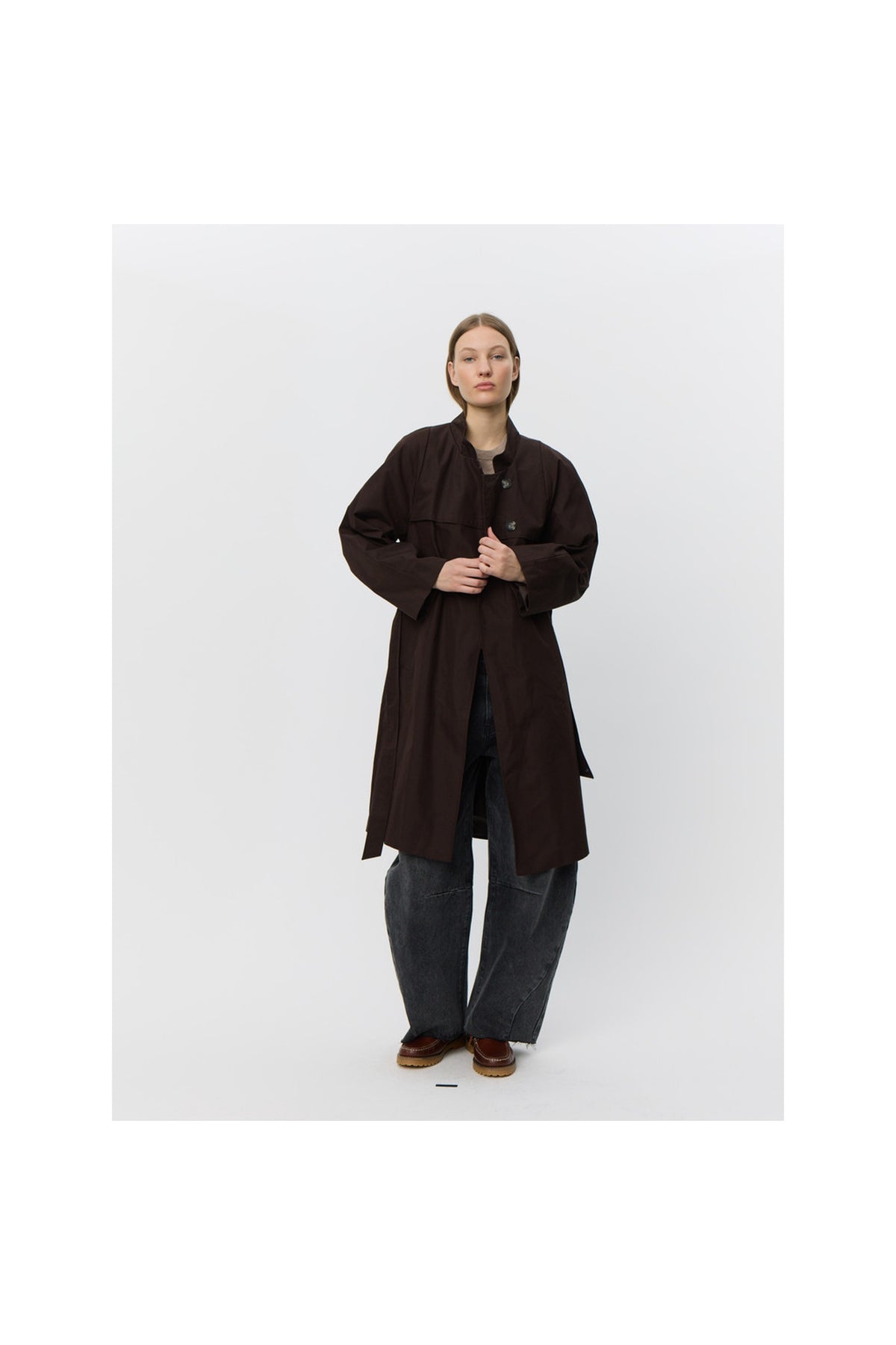 LIZZYSW COAT 7025 Mörkbrun - SNOS608