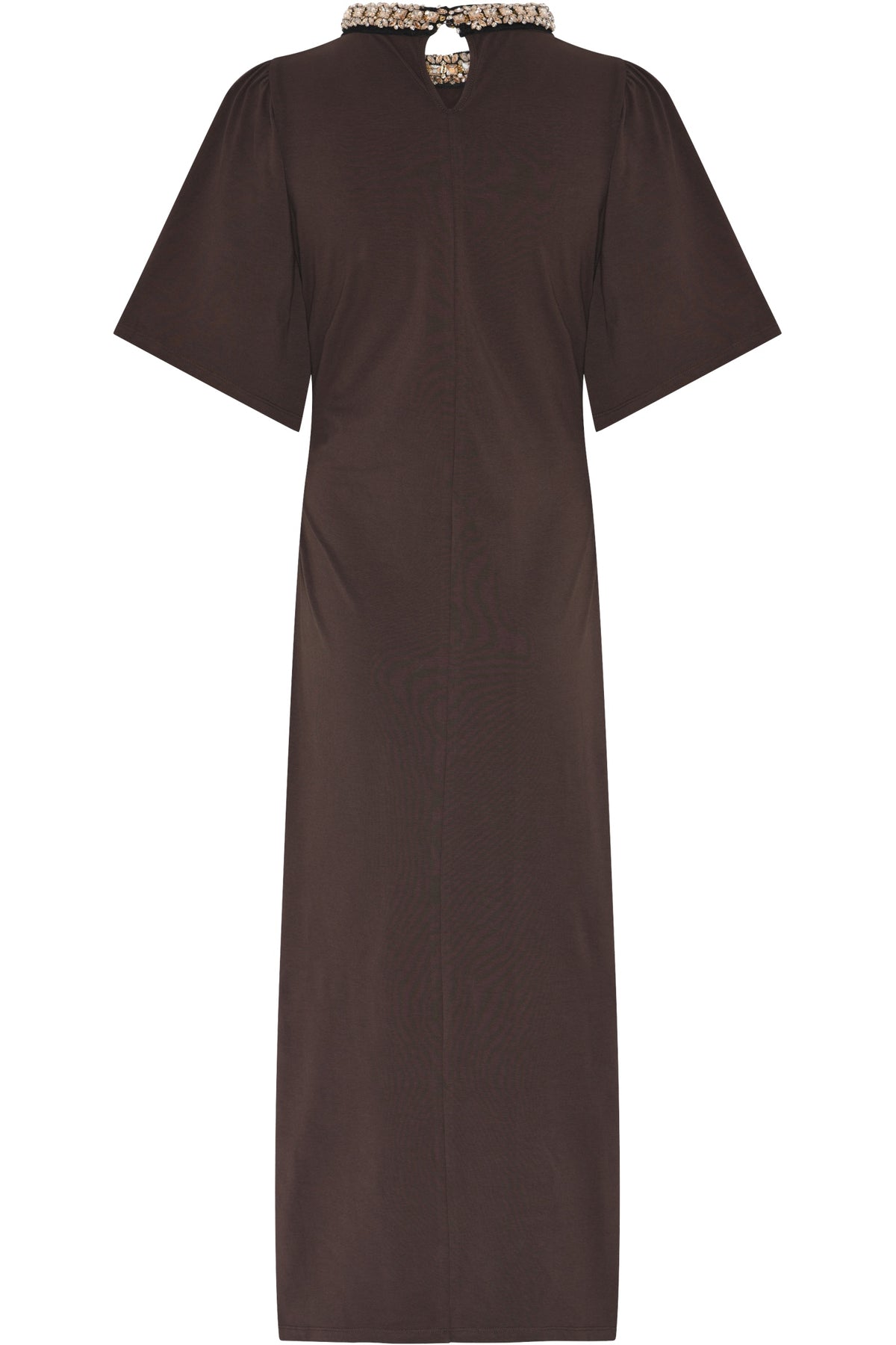 AlnusBBNathala Trim-klänning CHESTNUT - BBW4960
