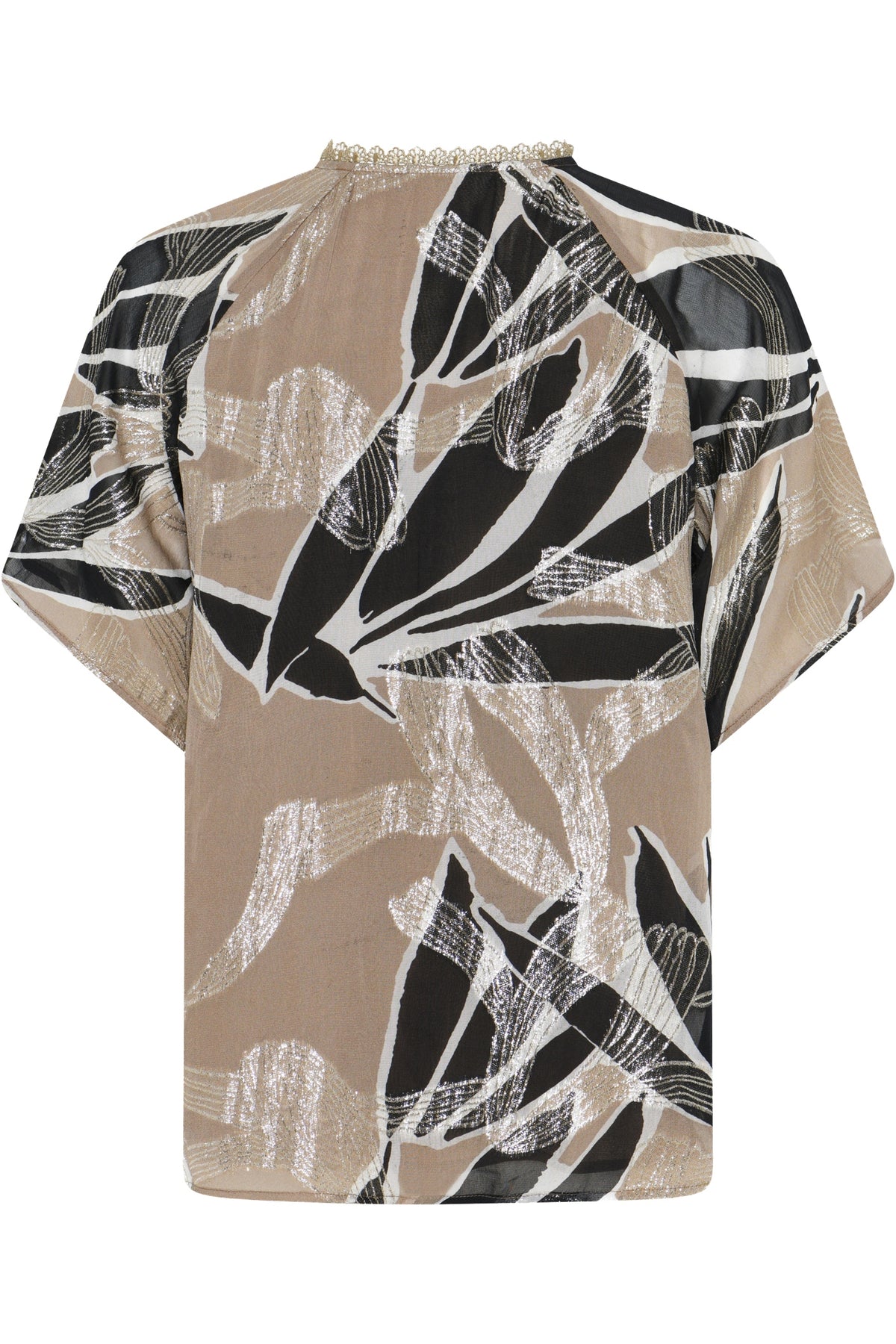 SommiBBKarly blus Leaves Artwork - BBW4898