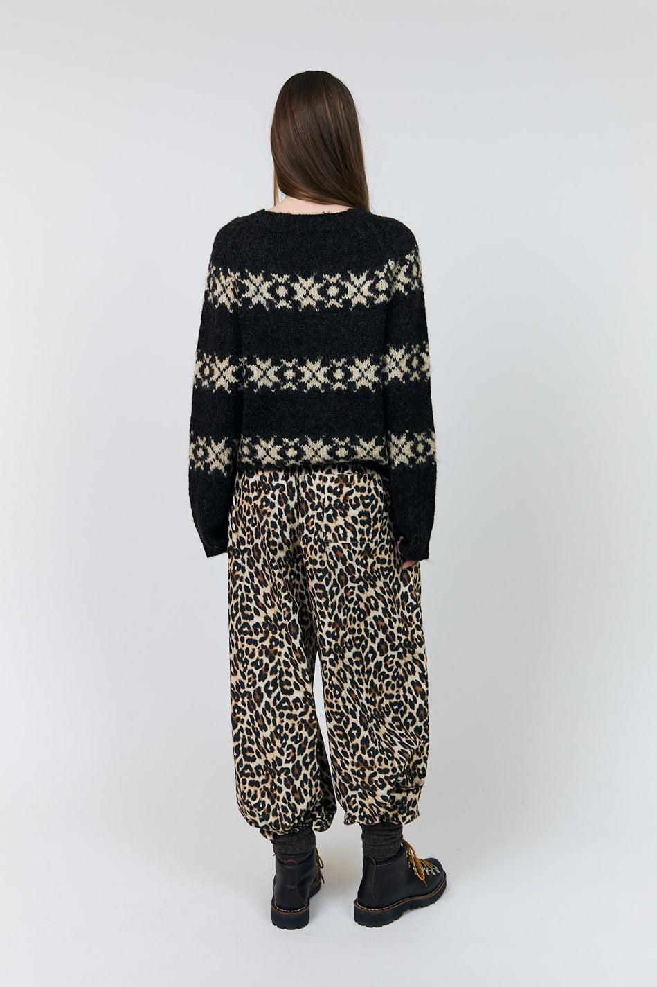 Lattiell Knit Ls Dark Mokka - 26478-5003