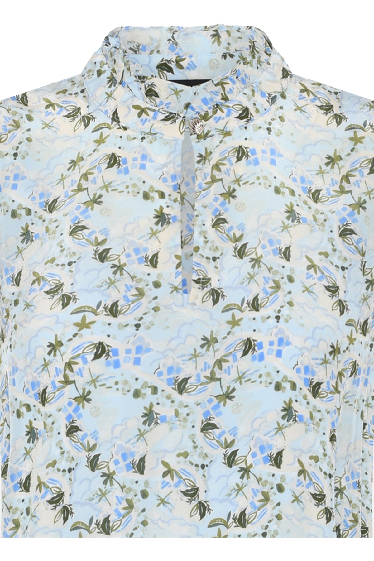 SolfiaBBOfiata klänning Hawaii-tryck - BBW4972