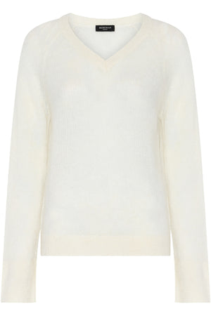 FluffyBBAmera stickad OFF WHITE - BBW4781