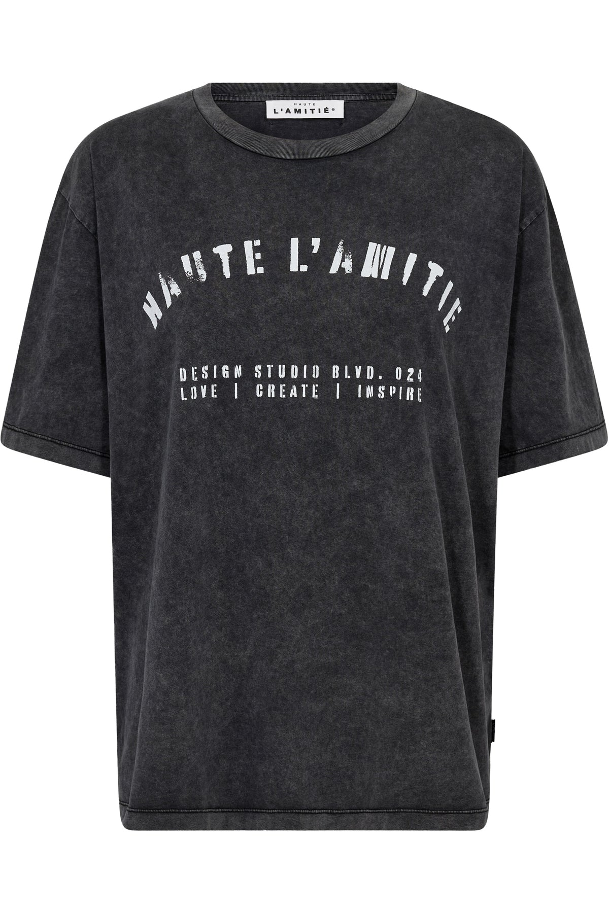Noma Acid Curve Studio Tee Black Acid Wash - HL10607