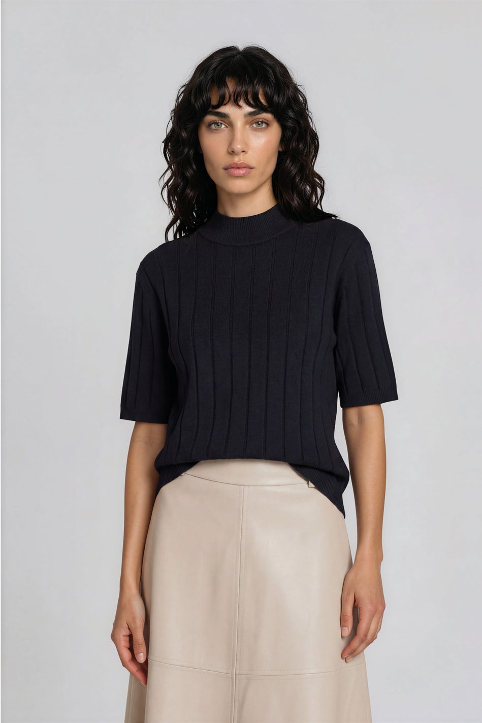 AnemoneBBGlady stickad Navy - BBW4059