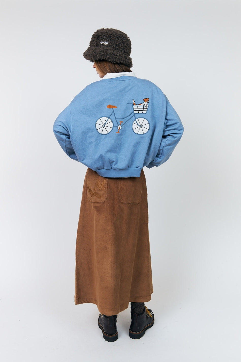 Sydneyll Dog Sweatshirt Ls 24 Blue Melange - 26460-1045