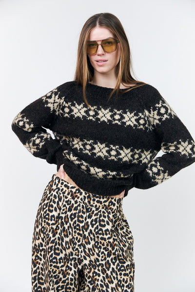 Lattiell Knit Ls Dark Mokka - 26478-5003 Thumbnail
